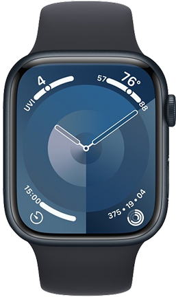 Smartwatch with clock face
