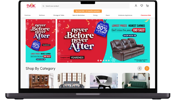Furniture ecommerce platform