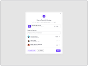Dashboard Modal Section