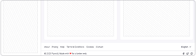 Dashboard Footer Section