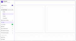 Dashboard Sidebar Section