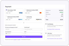 eCommerce Checkout Section