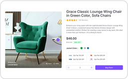 eCommerce Product Overview Section