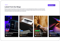 Marketing Blog Section