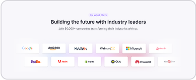 Marketing Logo Cloud Section