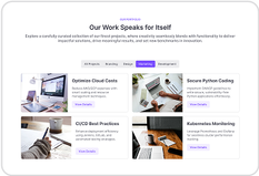 Marketing Portfolio Section