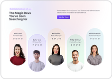 Marketing Team Section